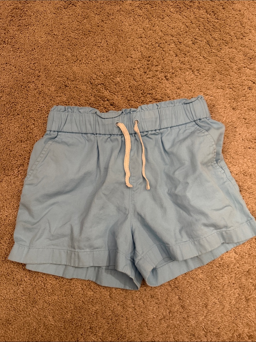 Crewcuts Light Blue Drawstring Athletic Shorts